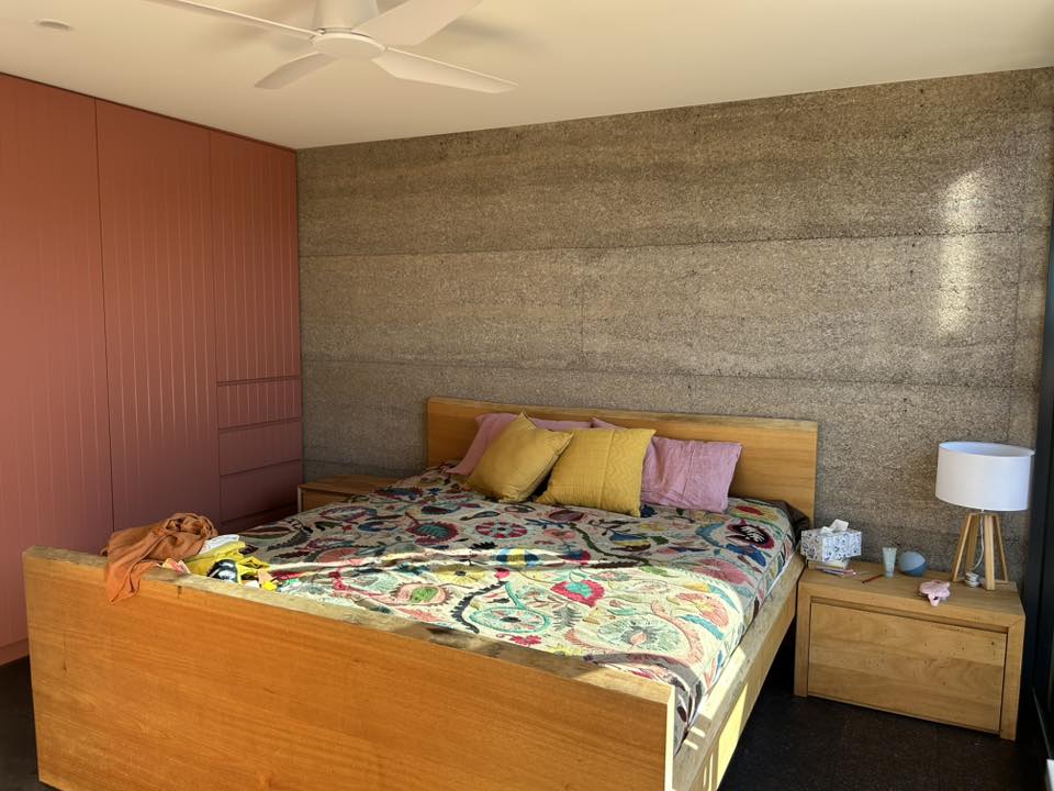 Completed Jan Juc Hemp House 4 Completed Jan Juc Hemp House bedroom