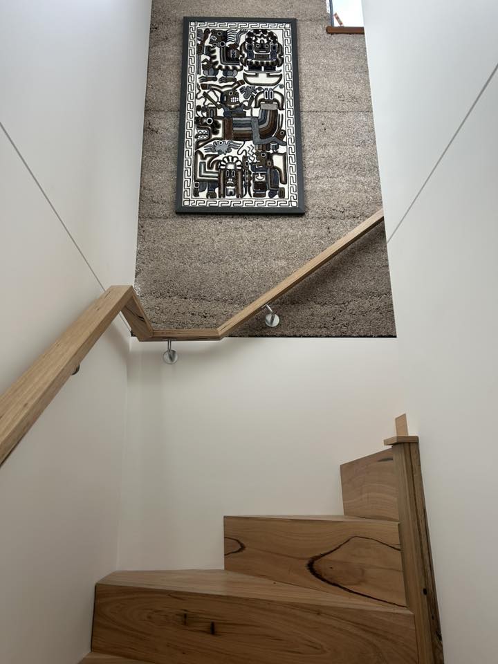 Completed Jan Juc Hemp House 3 Completed Jan Juc Hemp House stairs